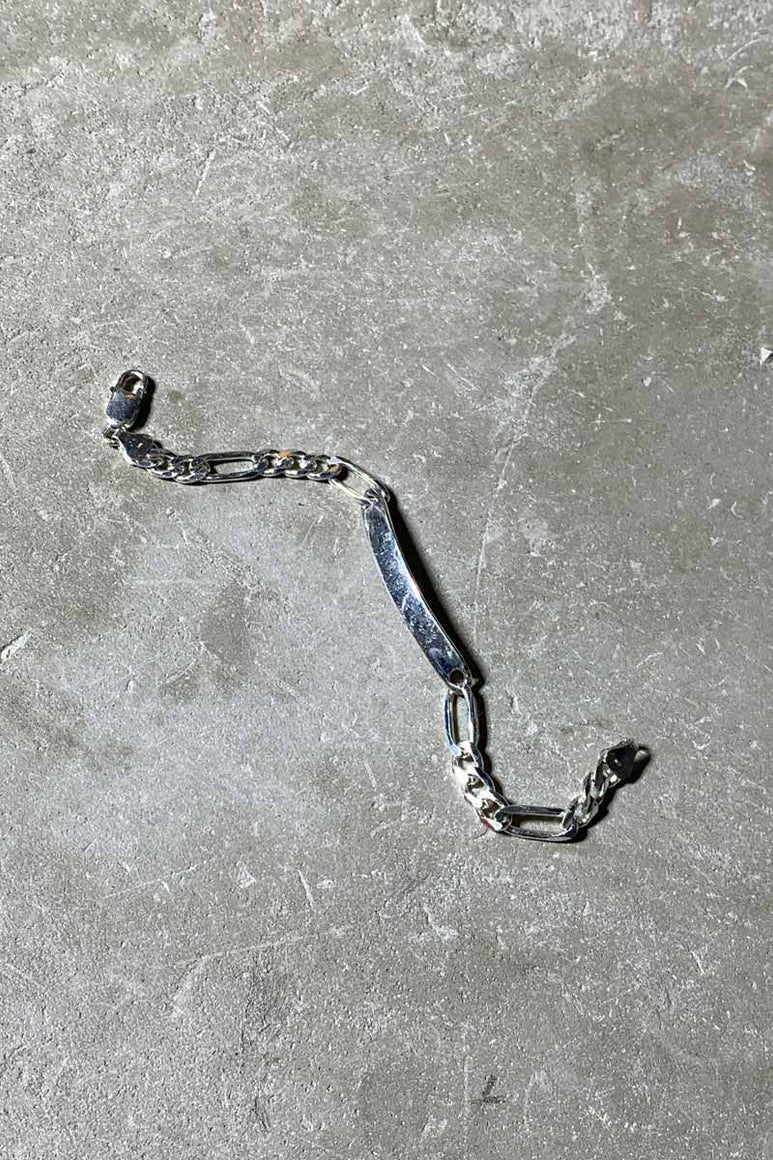 MADE IN ITALY 925 SILVER ID BRACELET [SIZE: ONE SIZE USED]