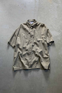 S/S CHECK SHIRT / GRAY [SIZE: L USED]