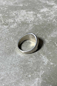 925 SILVER SIGNET RING [SIZE: 22号相当 USED]