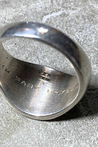 925 SILVER SIGNET RING [SIZE: 22号相当 USED]