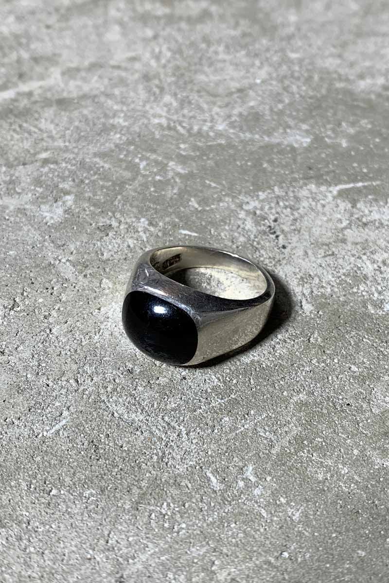 VINTAGE MEXICAN JEWELRY | MADE IN MEXICO 925 SILVER RING W/ONYX 