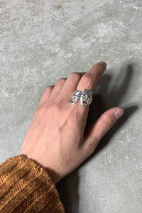 925 SILVER RING  [SIZE: 22.5号相当 USED]
