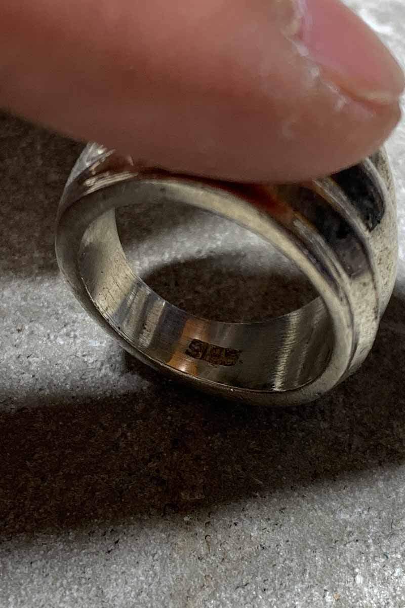 925 SILVER RING [SIZE: US 5.5 USED]