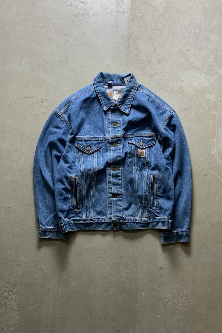 MADE IN USA 80'S DENIM JACKET / LIGHT BLUE [SIZE: L USED]