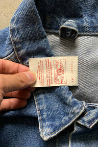 MADE IN USA 80'S DENIM JACKET / LIGHT BLUE [SIZE: L USED]
