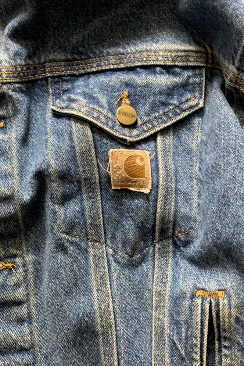 MADE IN USA 80'S DENIM JACKET / LIGHT BLUE [SIZE: L USED]