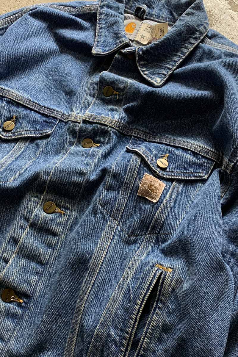 MADE IN USA 80'S DENIM JACKET / LIGHT BLUE [SIZE: L USED]
