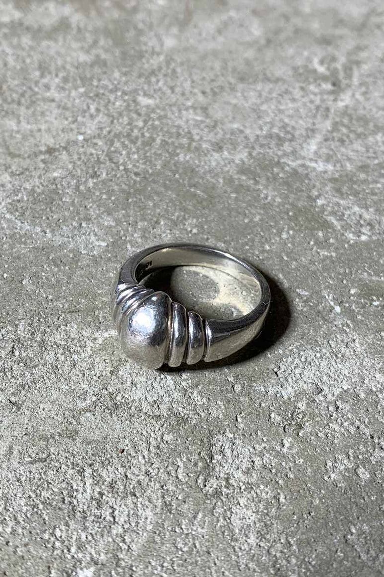 925 SILVER RING  [SIZE: 17号相当 USED]