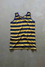 画像をギャラリービューアに読み込む, MADE IN USA 90&#39;S BORDER TANK TOP / YELLOW / NAVY [SIZE: L USED]
