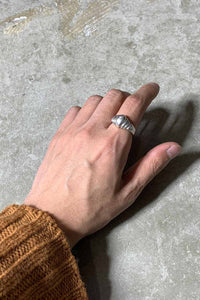 925 SILVER RING  [SIZE: 17号相当 USED]