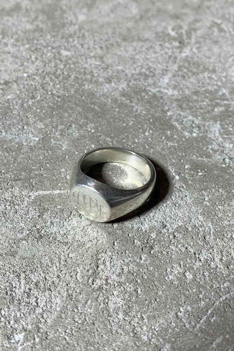 MADE IN MEXICO 925 SILVER SIGNET RING [SIZE: 号相当 USED]