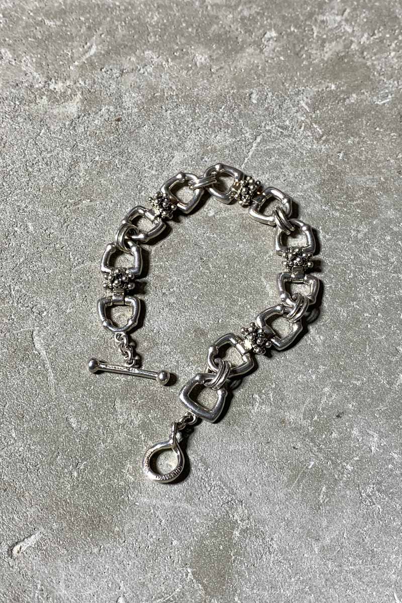 925 SILVER T-BAR BRACELET [SIZE: ONE SIZE USED]