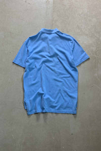 90'S S/S ONE POINT POLO SHIRT / BLUE [SIZE: M USED]