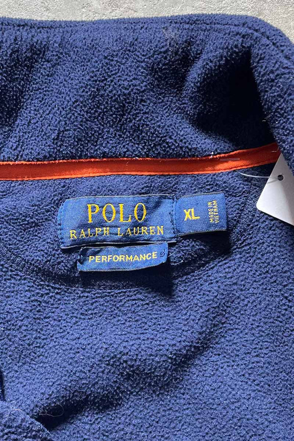 ZIP UP FLEECE JACKET/ NAVY [SIZE:XL USED]