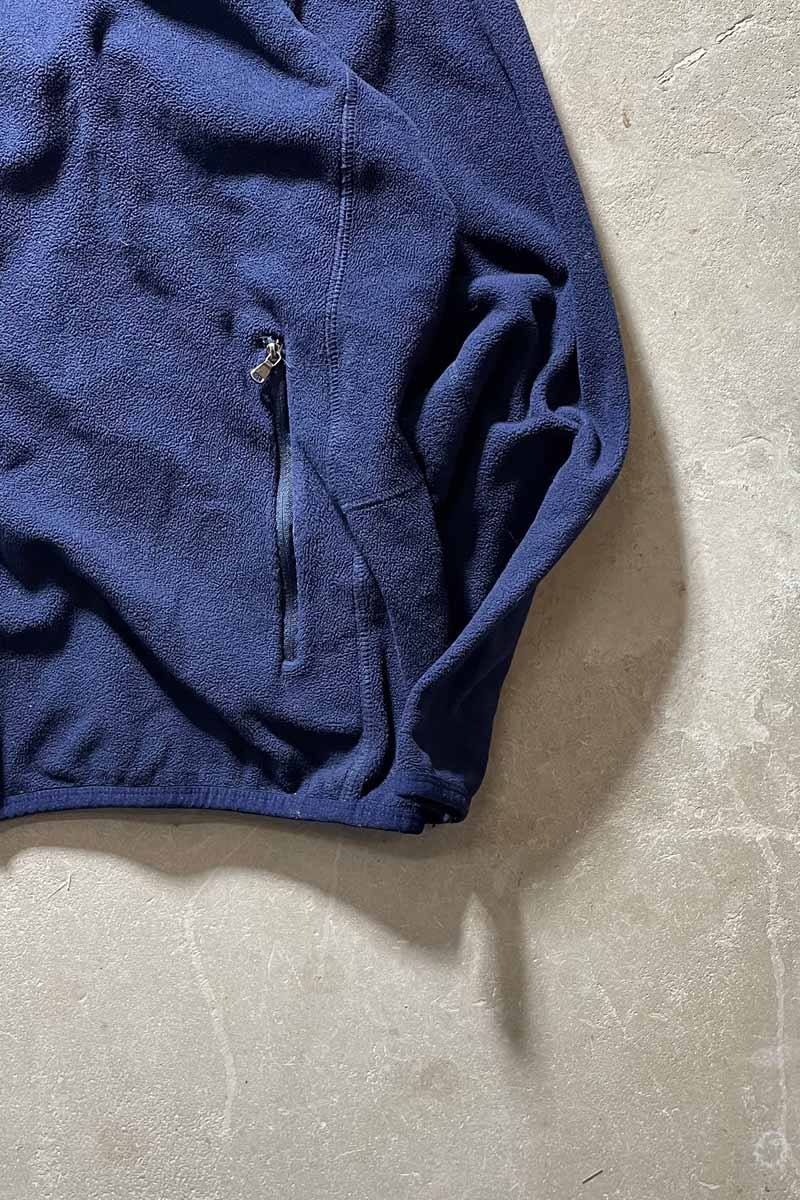 ZIP UP FLEECE JACKET/ NAVY [SIZE:XL USED]