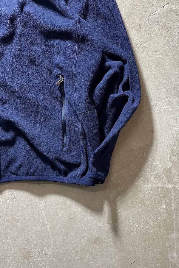 ZIP UP FLEECE JACKET/ NAVY [SIZE:XL USED]