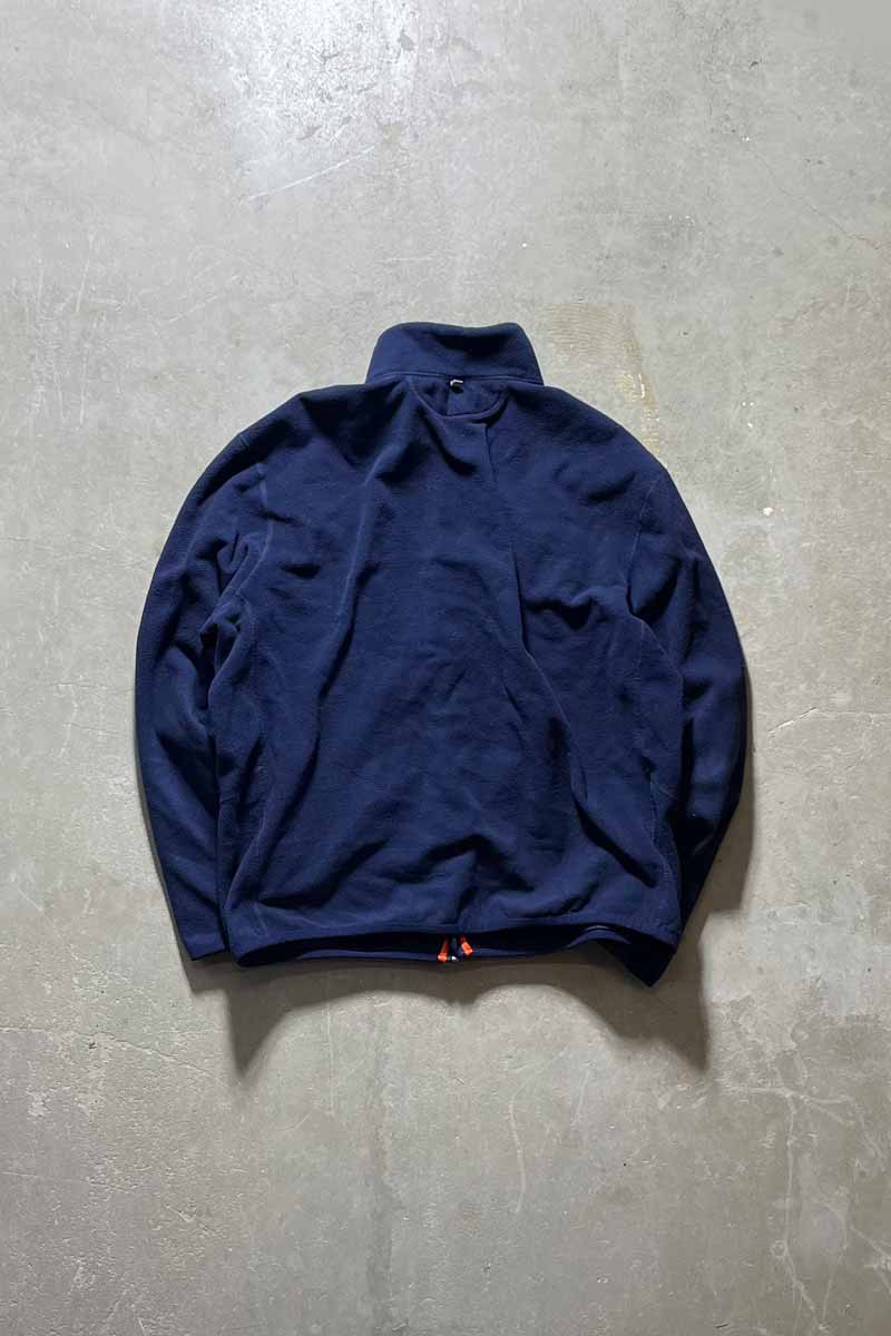 ZIP UP FLEECE JACKET/ NAVY [SIZE:XL USED]