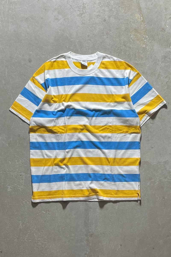 BORDER T-SHIRT / MULTI [SIZE: S USED]