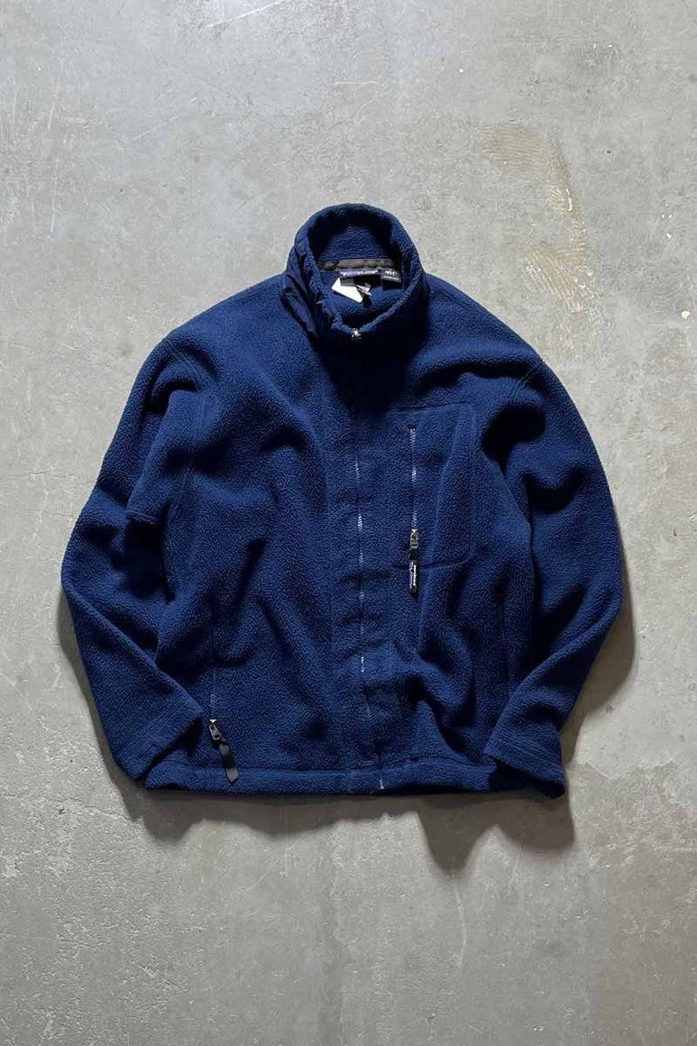 MADE IN USA 90-00'S SYNCHILLA FLEECE JACKET/ NAVY [SIZE:M USED]