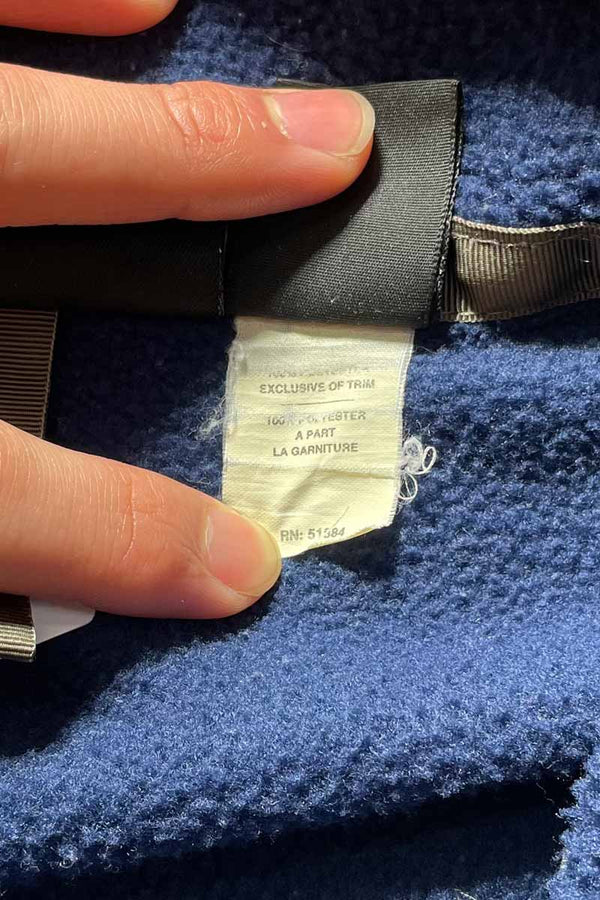 MADE IN USA 90-00'S SYNCHILLA FLEECE JACKET/ NAVY [SIZE:M USED]