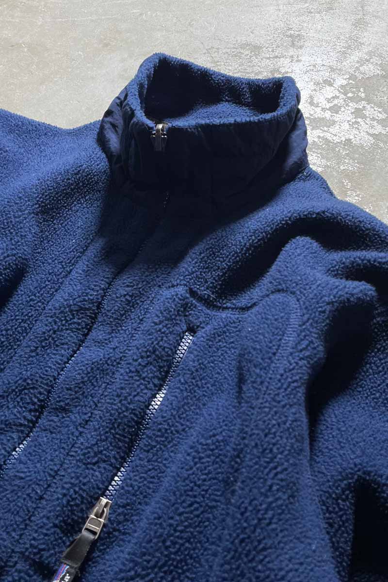 MADE IN USA 90-00'S SYNCHILLA FLEECE JACKET/ NAVY [SIZE:M USED]
