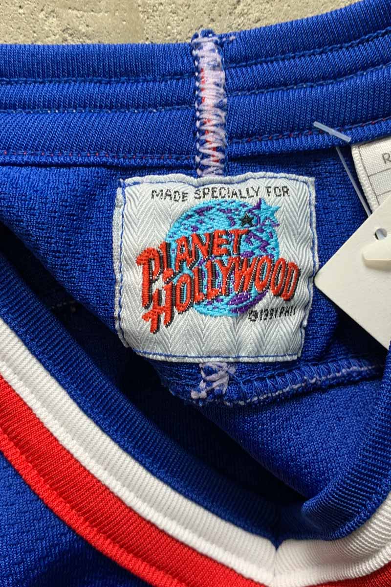 90'S NEW YORK GAME SHIRT / BLUE [SIZE: S USED]
