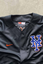 画像をギャラリービューアに読み込む, S/S MLB NY METS 25 MATSUI BASEBALL SHIRT / BLACK [SIZE: XL USED]
