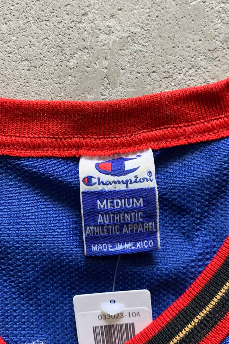 MADE IN MEXICO 96-06'S 3 IVERSON NBA SIXERS BASKETBALL GAME SHIRT / BLUE [SIZE: M USED]