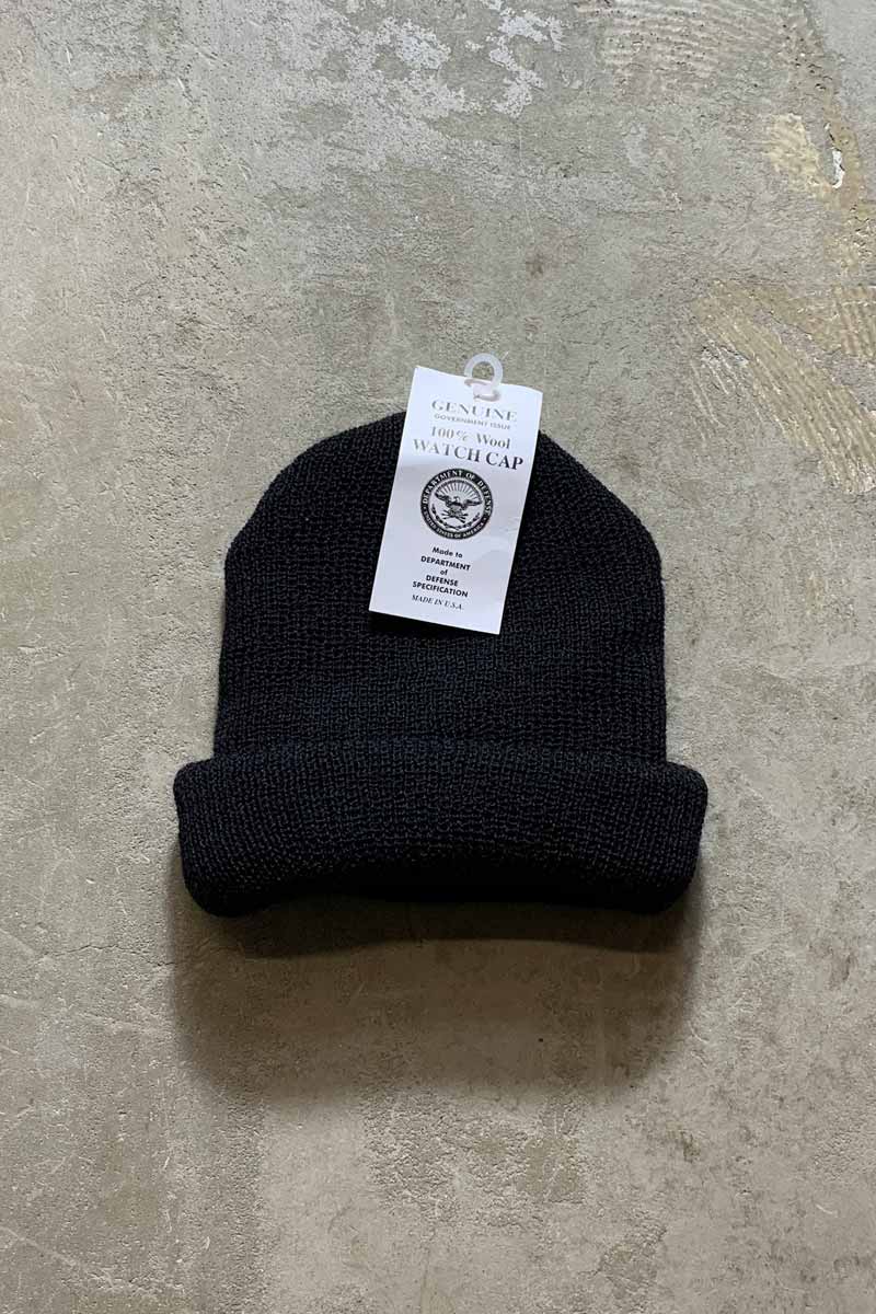 GENUINE G.I. WOOL WATCH CAP / BLACK [NEW]