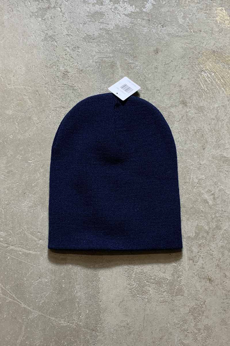 MADE IN USA ACRYLIC KNIT CAP / NAVY [SIZE: ONE SIZE DEADSTOCK/NOS]