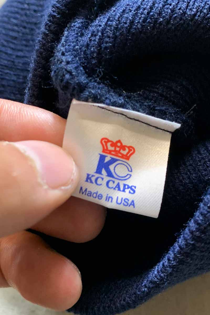 MADE IN USA ACRYLIC KNIT CAP / NAVY [SIZE: ONE SIZE DEADSTOCK/NOS]