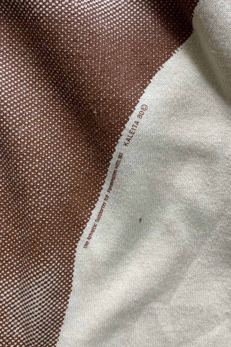 MADE IN USA 90'S S/S BODY PRINT T-SHIRT / BEIGE [SIZE: XL USED]