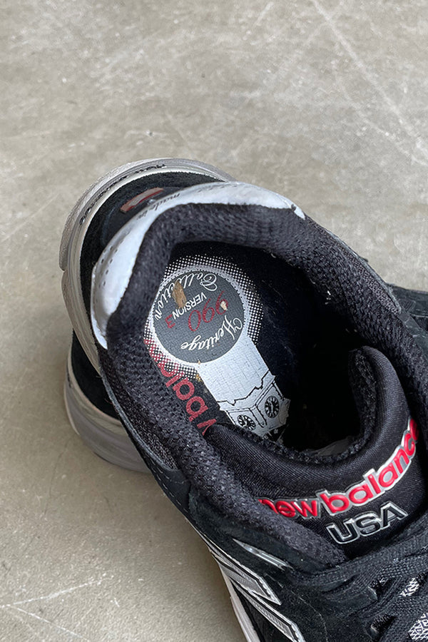 MADE IN USA M990 BS3 SNEAKERS / BLACK [SIZE: US9.5 (27.5cm) USED]