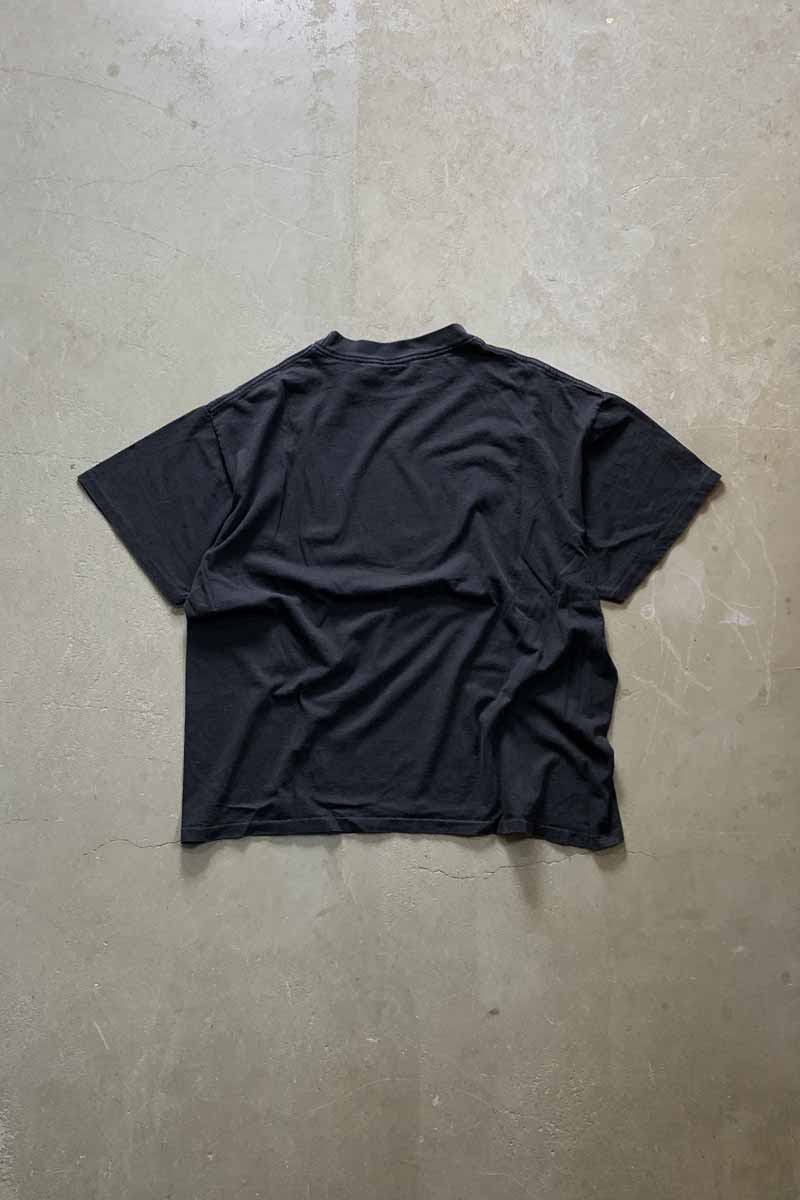 MADE IN USA 90'S WASHINGTON, D.C. LOGO PRINT ADVERTISING T-SHIRT / BLACK [SIZE: XL USED]