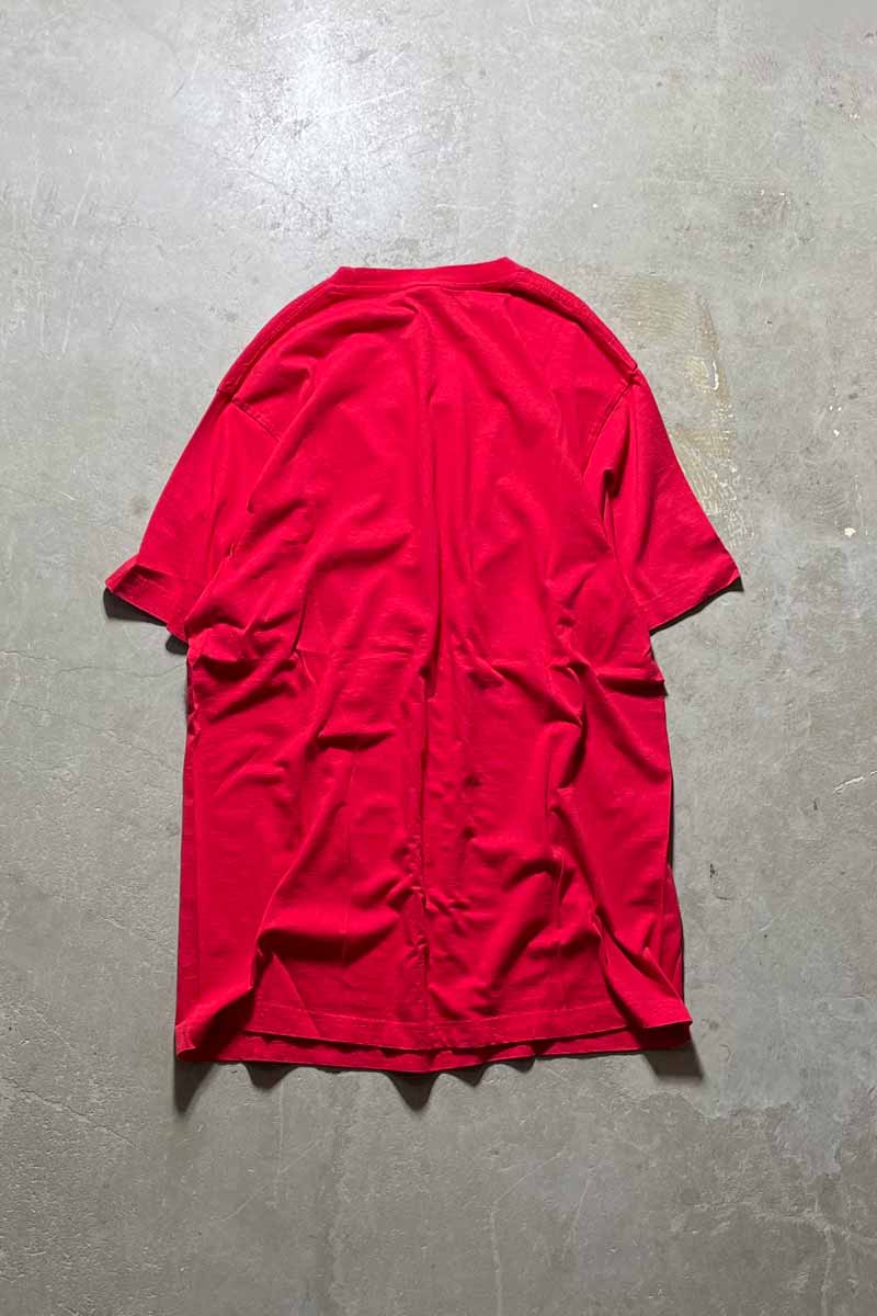 DEF LEPPARD PRINT BAND T-SHIRT / RED [SIZE: XL USED]