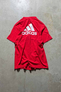 LOGO BACK PRINT T-SHIRT / RED [SIZE: S USED]
