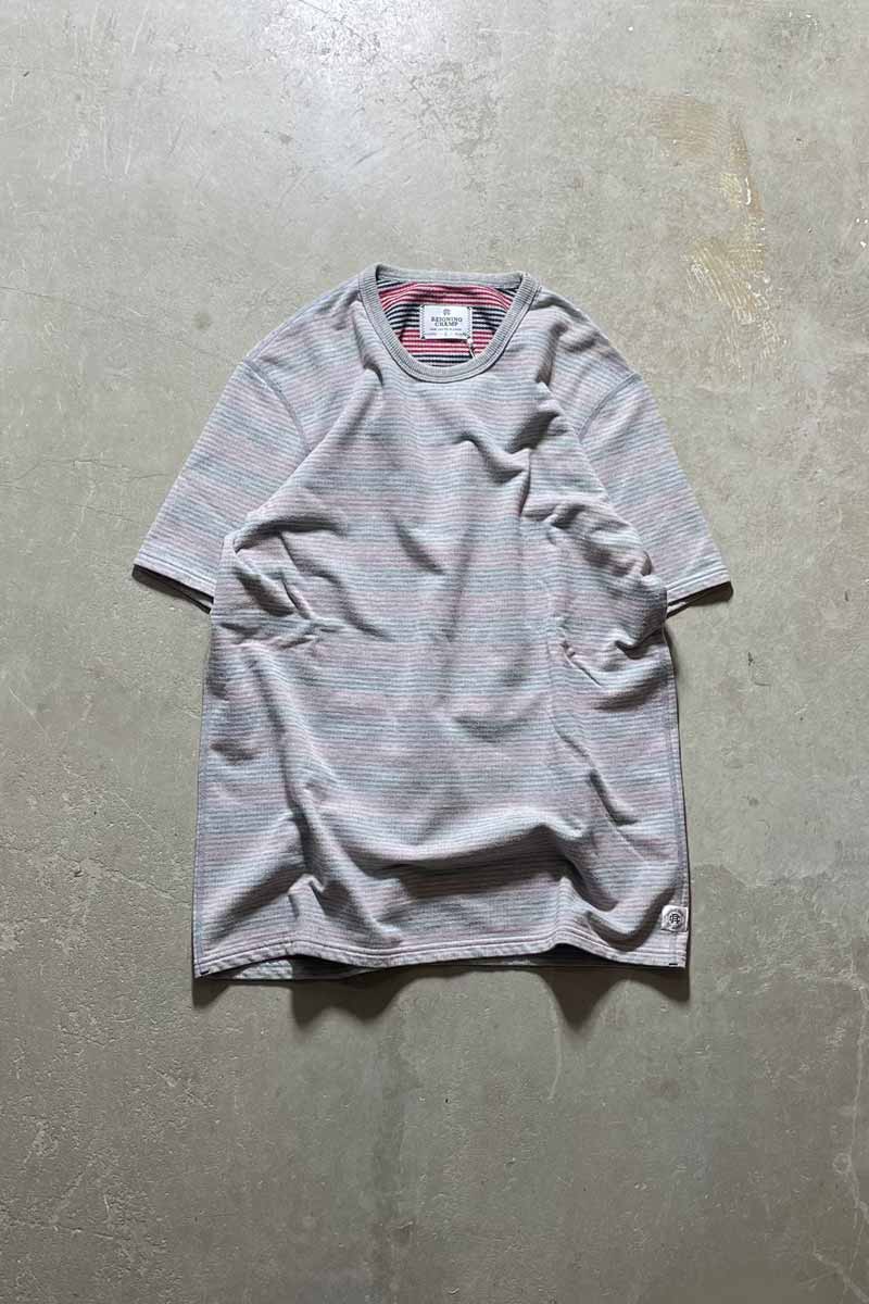 BORDER T-SHIRT / GRAY [SIZE: L USED]