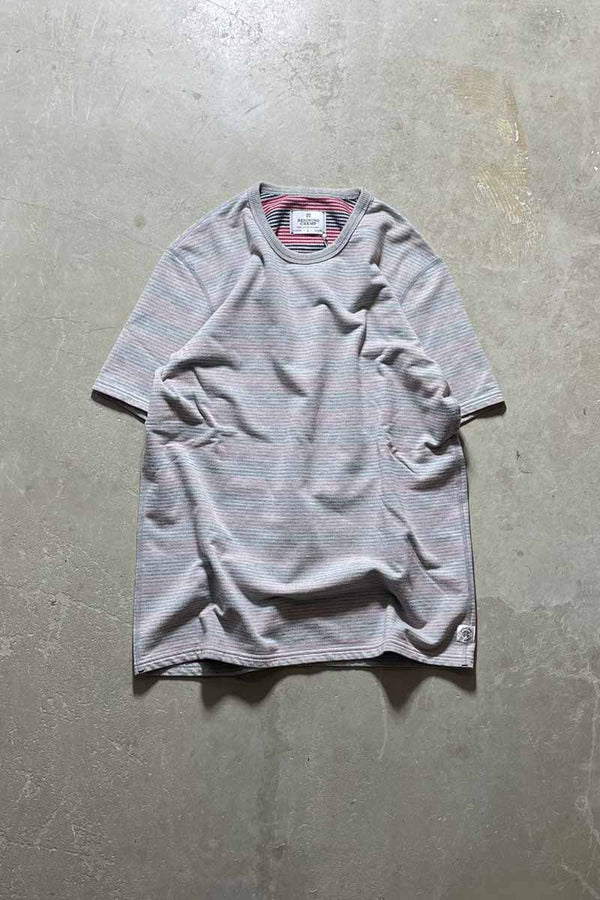 BORDER T-SHIRT / GRAY [SIZE: L USED]