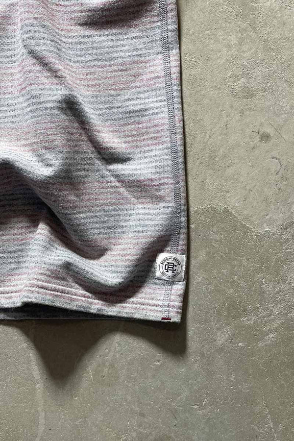 BORDER T-SHIRT / GRAY [SIZE: L USED]
