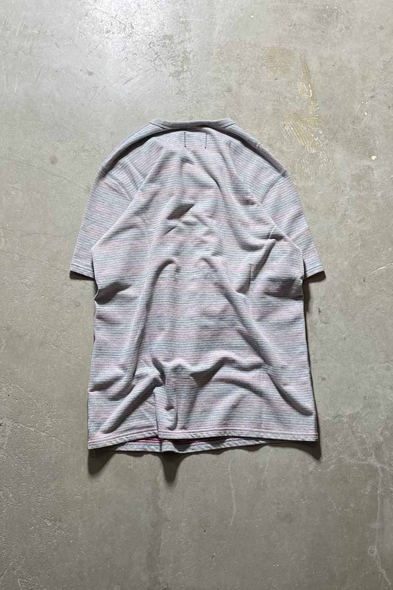 BORDER T-SHIRT / GRAY [SIZE: L USED]