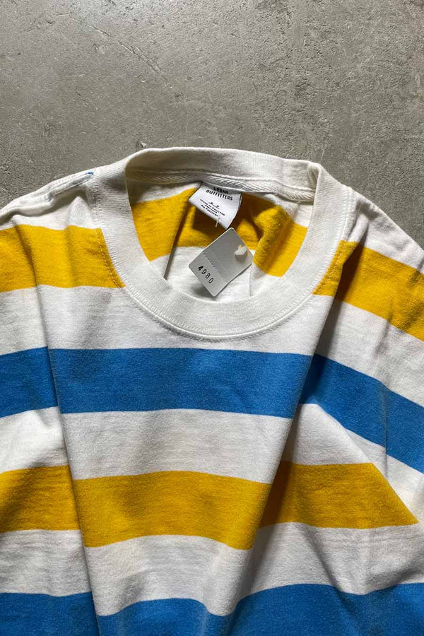 BORDER T-SHIRT / MULTI [SIZE: S USED]