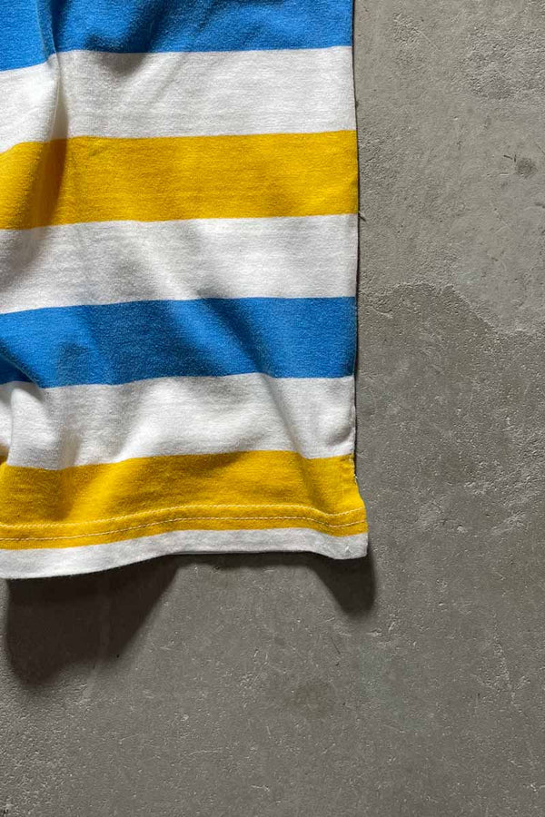 BORDER T-SHIRT / MULTI [SIZE: S USED]