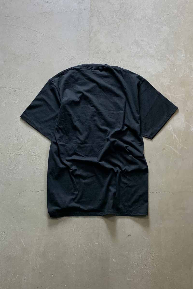 MADE IN USA 89'S S/S TIGER LILIES FRAM PRINT ANIMAL T-SHIRT / BLACK [SIZE: XL DEADSTOCK/NOS]