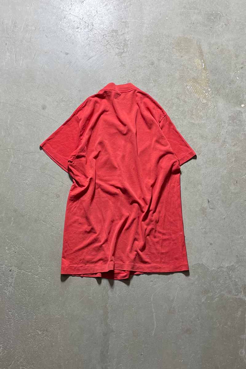 MADE IN USA 90'S 76ERS PRINT T-SHIRT / RED [SIZE: L USED]