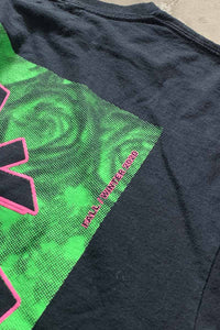 20AW L/S AWAKE DESIGN PRINT T-SHIRT / BLACK [SIZE: XL USED]