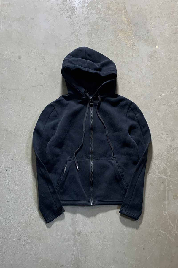 BONDING ZIP SWEAT HOODIE / BLACK [SIZE: S USED]