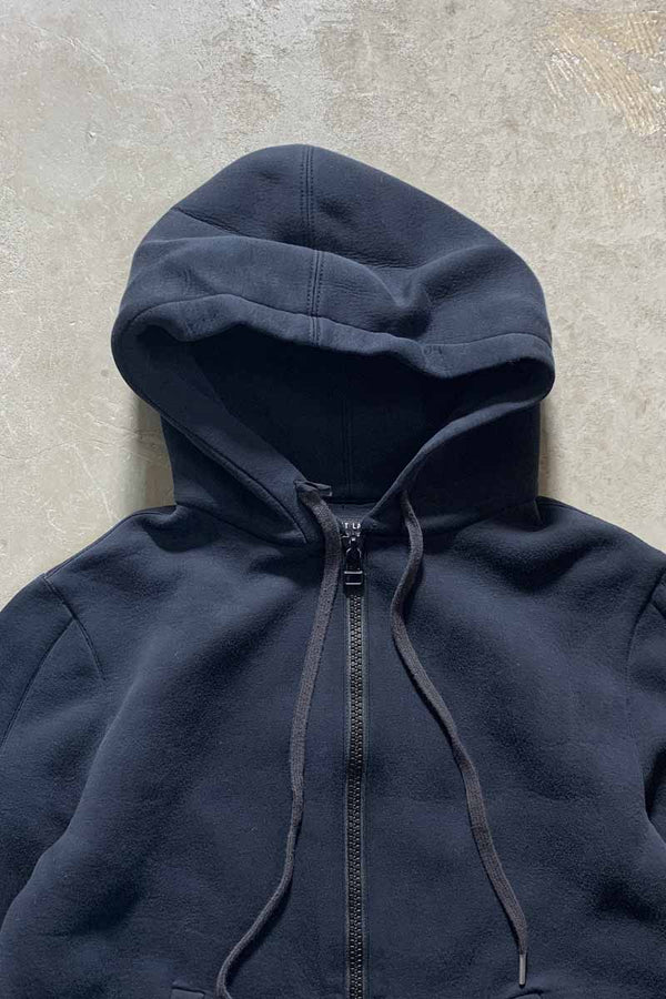 BONDING ZIP SWEAT HOODIE / BLACK [SIZE: S USED]