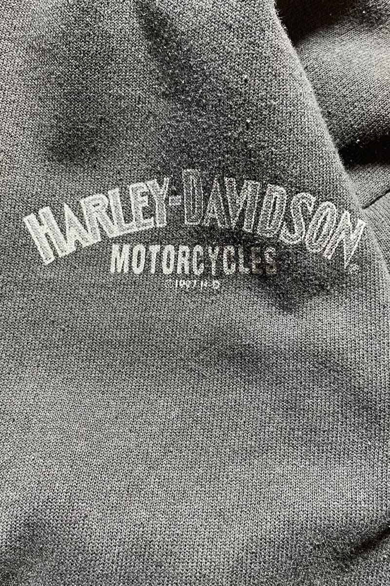 ZIP SWEATSHIRT / BLACK [SIZE:M USED]