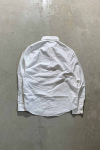 L/S B.D COTTON OXFORD CLASSIC FIT SHIRT / WHITE [SIZE: M USED]