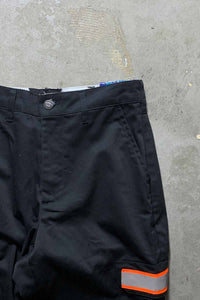 90'S REFLECTOR CARGO PANTS / BLACK[SIZE: W30L30 DEADSTOCK/NOS]